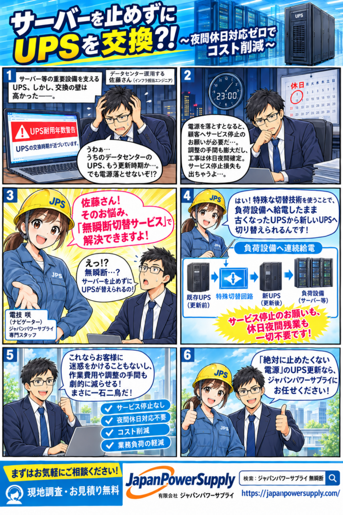 無瞬断切替漫画
